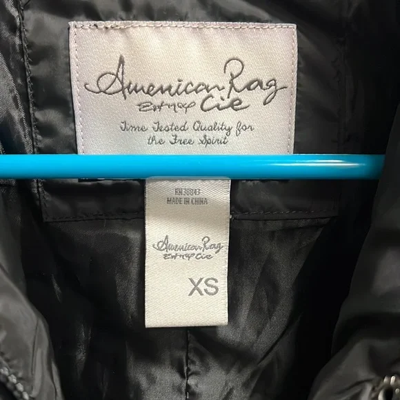 Black American rag vest - Picture 3 of 6